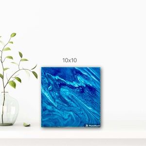 Handmade original fluid artwork